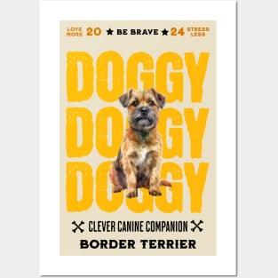 Doggy Border Terrier Posters and Art